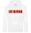 Женская толстовка (худи) Ironman logo Белый Женская толстовка (худи) Ironman logo Белый фото