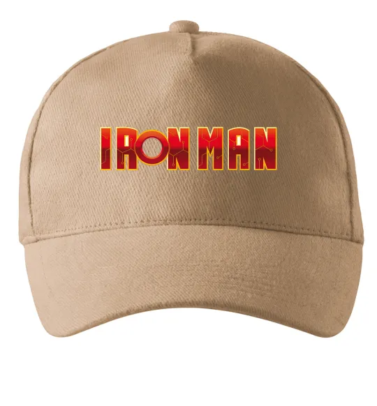 Кепка Ironman logo Песочный фото