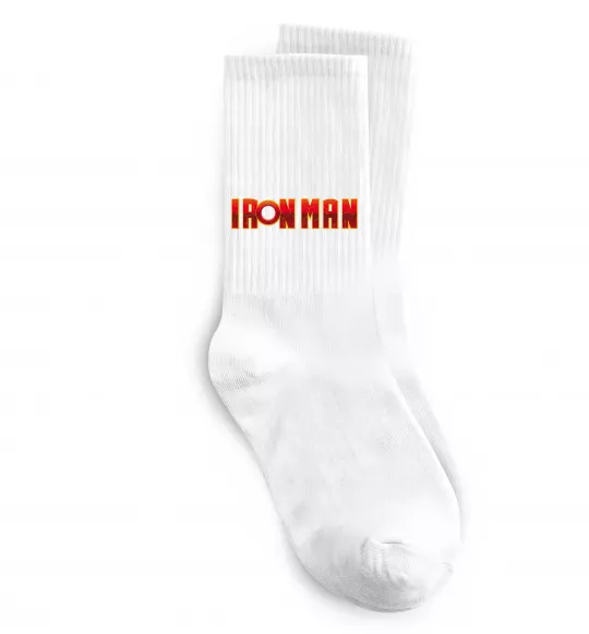 Носки Ironman logo Белый фото