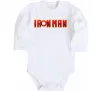 Детский боди Ironman logo Белый фото
