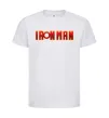 Дитяча футболка Ironman logo Білий фото