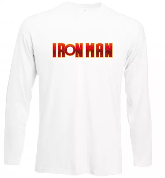 Лонгслив Ironman logo Белый фото