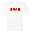 Футболка Оверсайз Ironman logo Белый фото