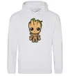 Женская толстовка (худи) I'm Groot Серый меланж фото