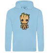Женская толстовка (худи) I'm Groot Голубой фото
