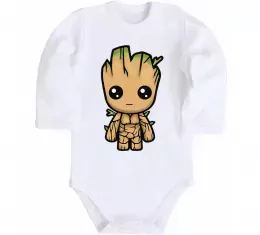 Детский боди I'm Groot Белый фото
