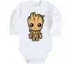Детский боди I'm Groot Белый фото