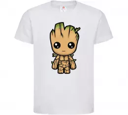 Детская футболка I'm Groot Белый фото