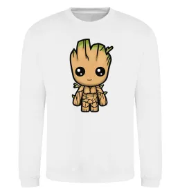 Свитшот I'm Groot Белый фото