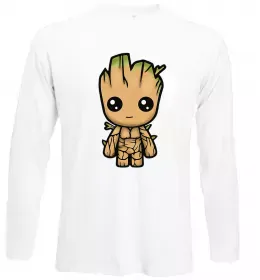 Лонгслів Save the galaxy Грут Білий фото Лонгслів Save the galaxy Грут Білий фото