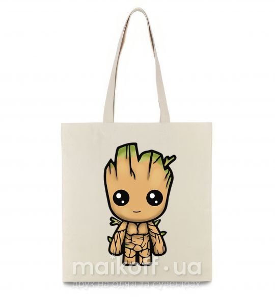 Эко-сумка I'm Groot Бежевый фото