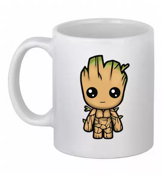 Чашка керамічна I'm Groot Білий фото