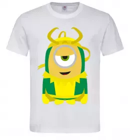 Мужская футболка Loki minion Белый фото