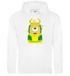 Мужская толстовка (худи) Loki minion Белый Мужская толстовка (худи) Loki minion Белый фото
