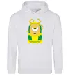 Мужская толстовка (худи) Loki minion Серый меланж Мужская толстовка (худи) Loki minion Серый меланж фото