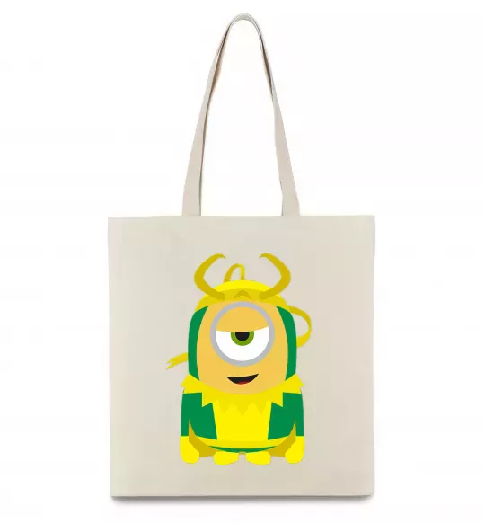 Еко-сумка Loki minion Бежевий фото