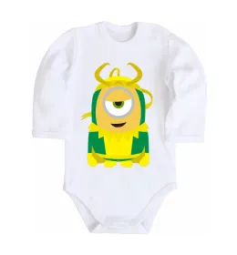 Дитячий бодік Loki minion Білий фото