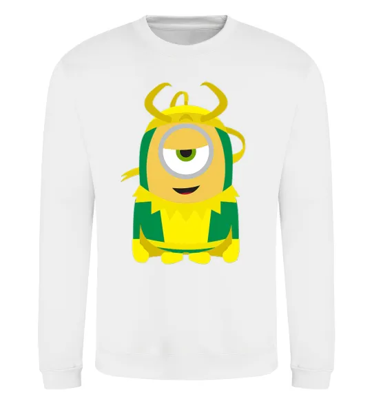 Свитшот Loki minion Белый фото
