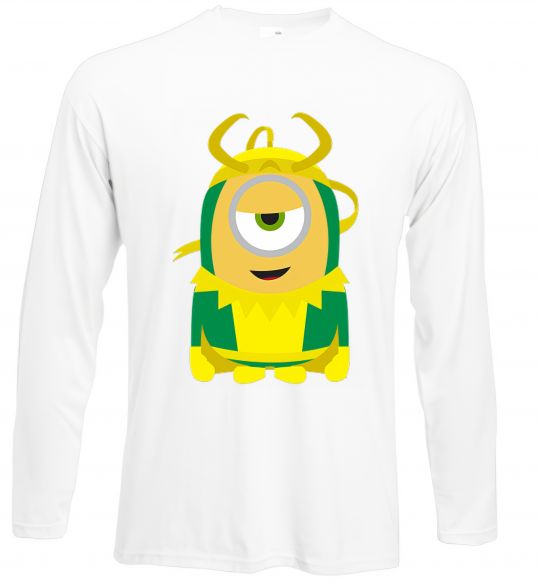 Лонгслів Loki minion Білий фото