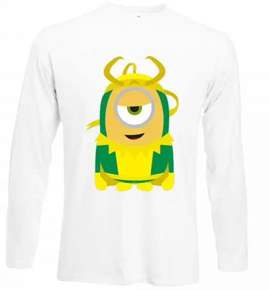 Лонгслив Loki minion Белый фото