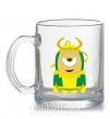 Чашка стеклянная Loki minion Прозрачный фото