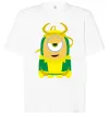 Футболка Оверсайз Loki minion Белый фото