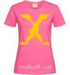 Жіноча футболка Люди Х Циклоп Росомаха Яскраво-рожевий фото