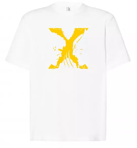 Футболка Оверсайз Люди Х Циклоп Росомаха Білий фото