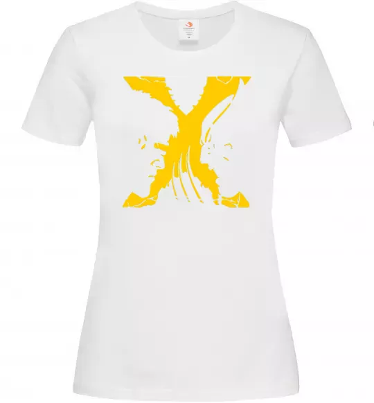 Жіноча футболка Люди Х Циклоп Росомаха Білий фото