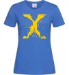 Жіноча футболка Люди Х Циклоп Росомаха Яскраво-синій Жіноча футболка Люди Х Циклоп Росомаха Яскраво-синій фото