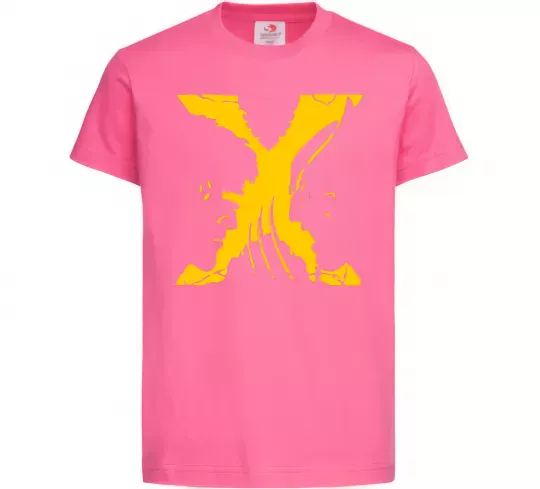 Дитяча футболка Люди Х Циклоп Росомаха Яскраво-рожевий фото