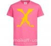 Детская футболка Люди Х Циклоп Росомаха Ярко-розовый фото
