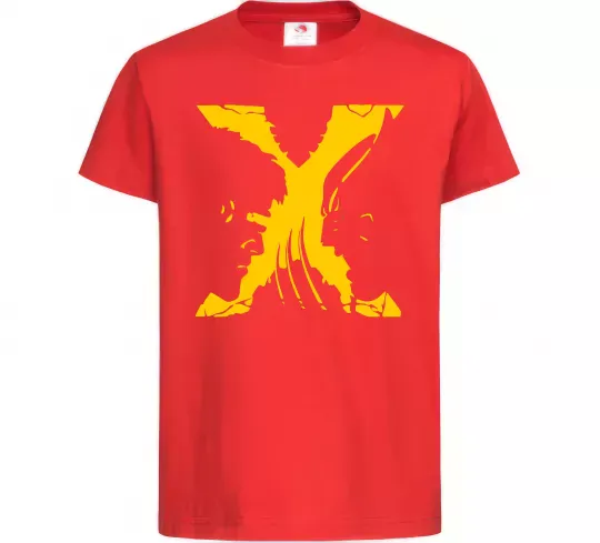 Дитяча футболка Люди Х Циклоп Росомаха Червоний фото