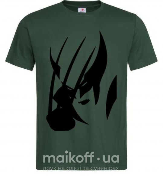 Мужская футболка Росомаха Темно-зеленый фото