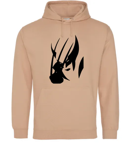 Чоловіча толстовка (худі) Росомаха Пісочний фото