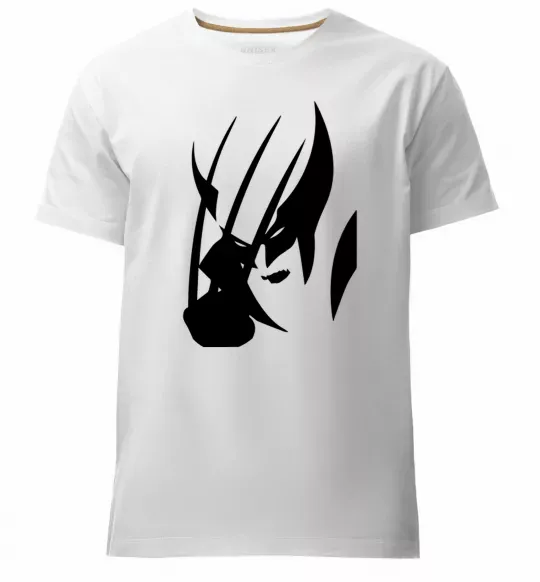 Чоловіча преміум футболка Росомаха Білий фото