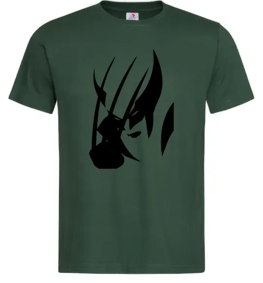 Мужская футболка Росомаха Темно-зеленый фото