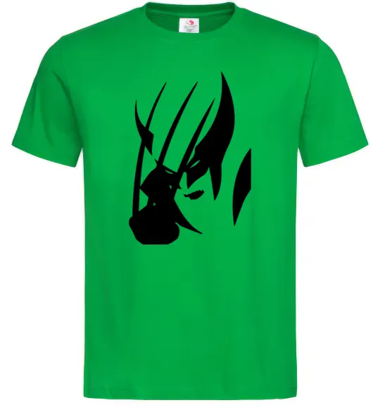 Мужская футболка Росомаха Зеленый фото