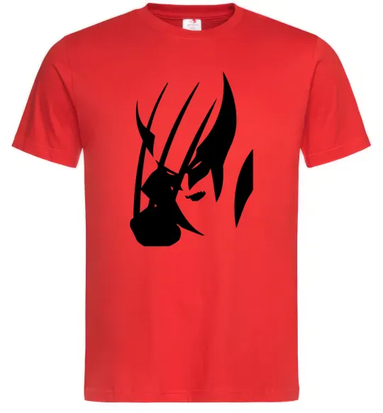 Мужская футболка Росомаха Красный фото