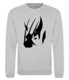 Свитшот Росомаха Серый меланж фото