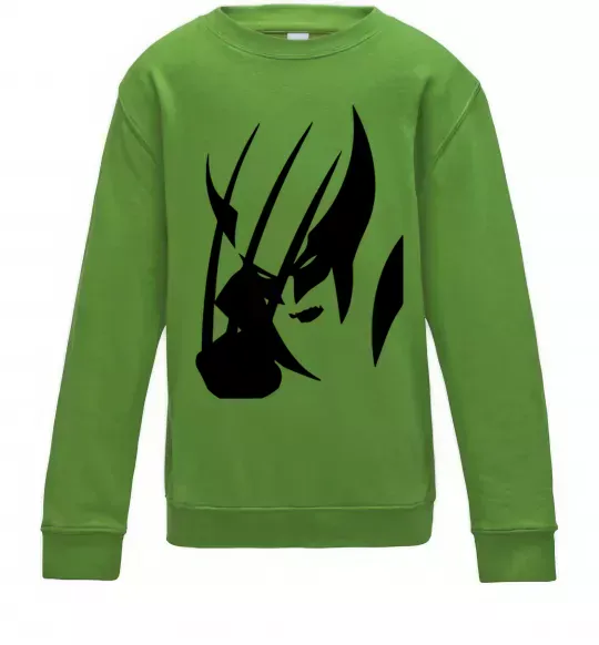 Детский Свитшот Росомаха Лаймовый фото