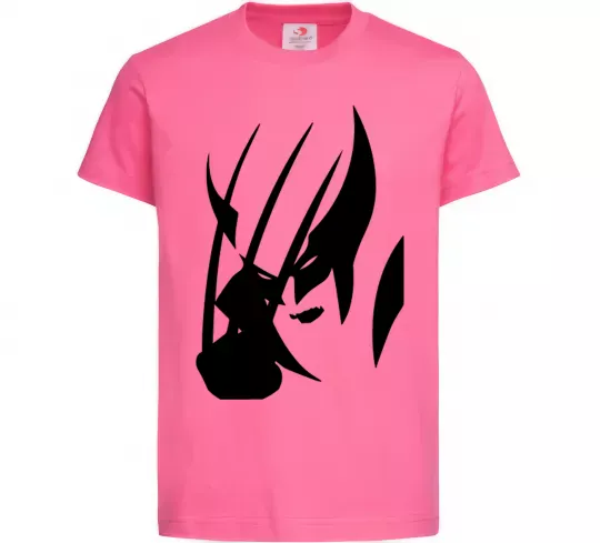 Детская футболка Росомаха Ярко-розовый фото