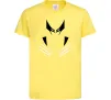 Дитяча футболка Росомаха кігті Лимонний фото