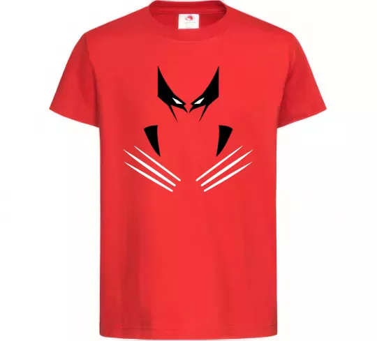 Дитяча футболка Росомаха кігті Червоний фото