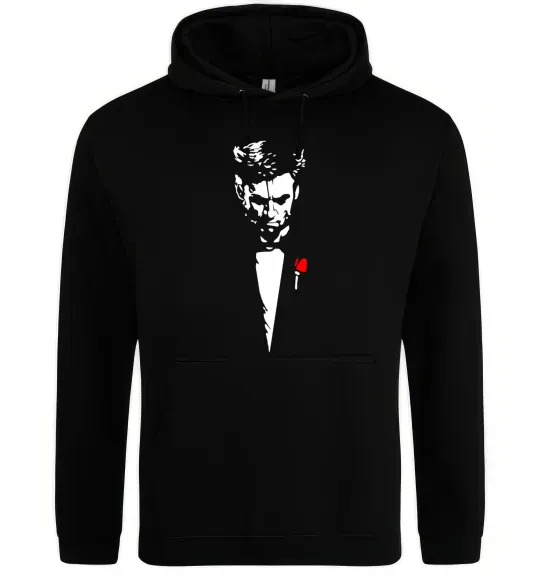 Женская толстовка (худи) Хью Джекман Черный фото