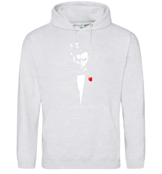 Женская толстовка (худи) Хью Джекман Серый меланж фото