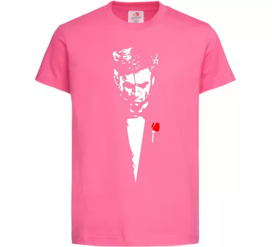 Дитяча футболка Хью Джекман Яскраво-рожевий фото