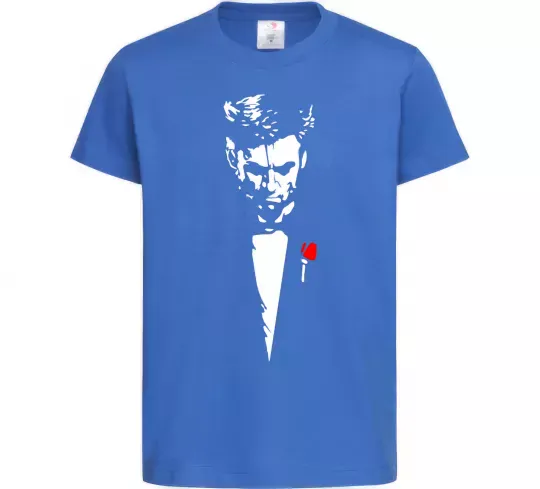 Дитяча футболка Хью Джекман Яскраво-синій фото