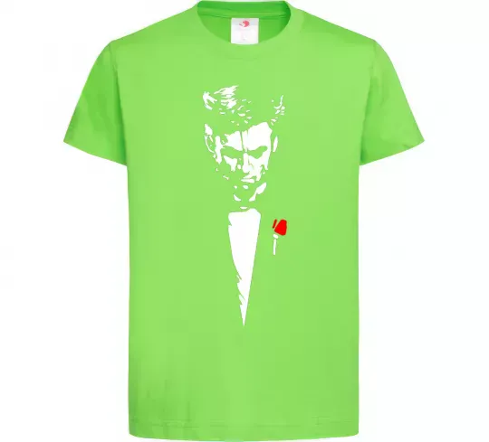 Дитяча футболка Хью Джекман Лаймовий фото