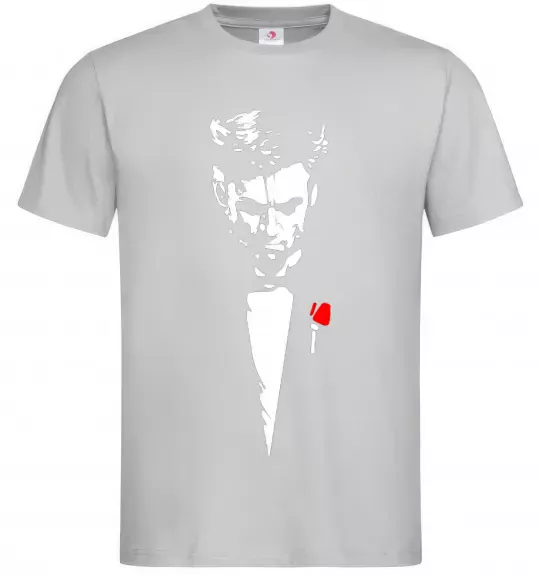 Мужская футболка Хью Джекман Серый фото